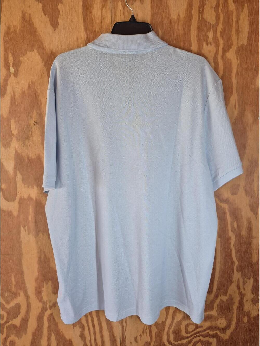 MICHAEL KORS Zip Pastel Blue Polo Shirt NEW 2XL XXL MSRP $118 - Pin hole on back - Picture 7 of 8